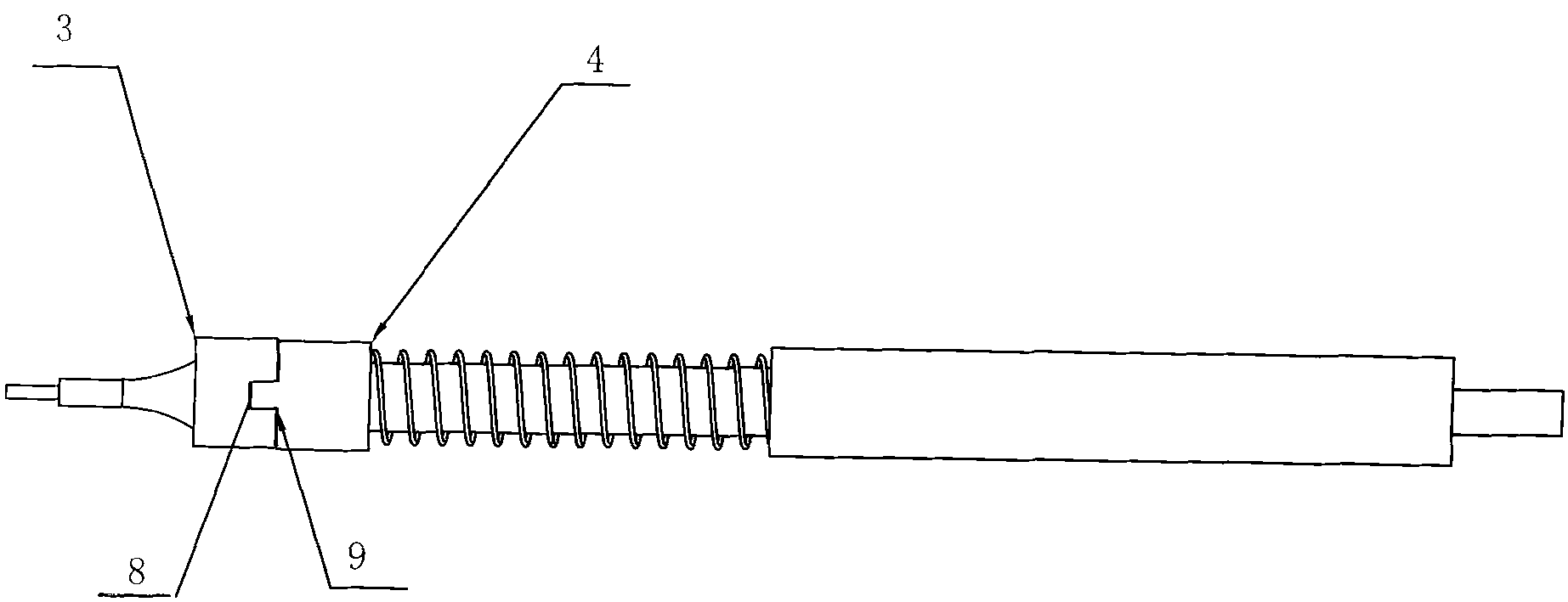 Sealant extruding gun nozzle assembly for automobile painting