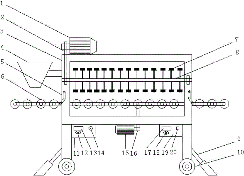 Potato and sweet potato washing device