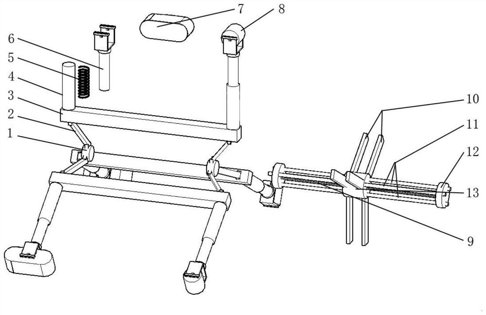 An oil pipeline cleaning and detection robot