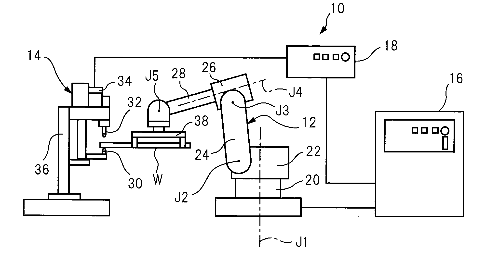 Method of detection of welding workpiece position using movable electrode