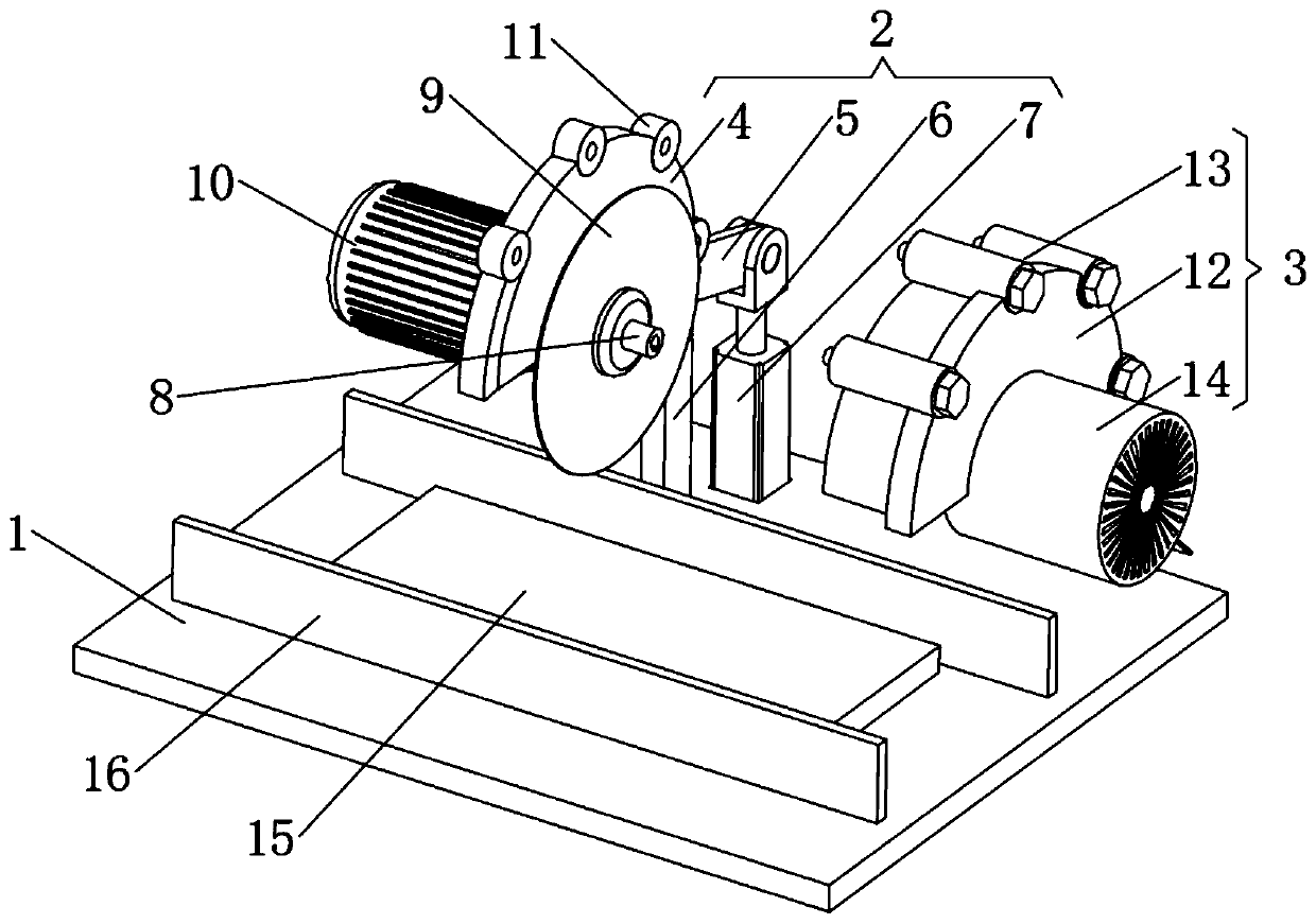 Cutting machine with smoke removing device