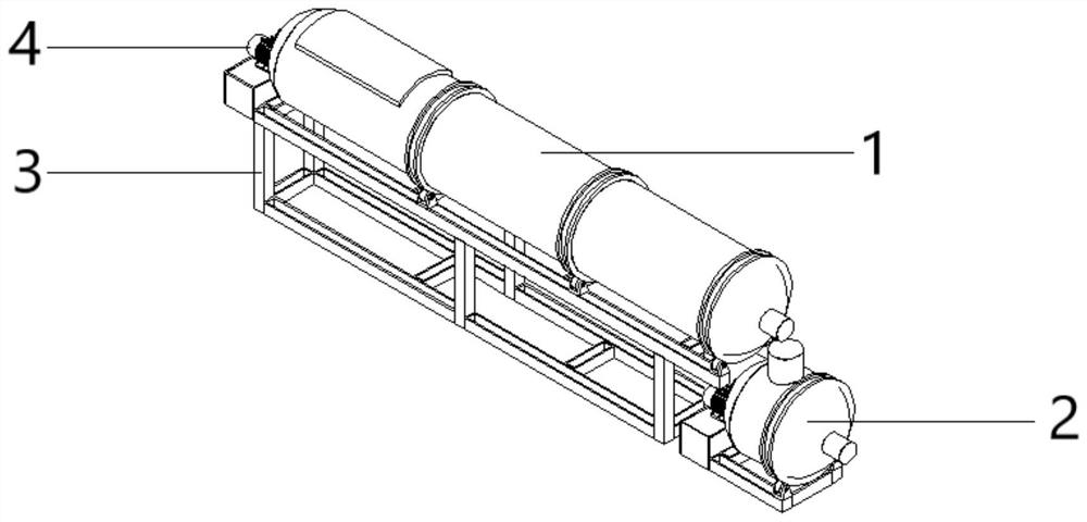 Multifunctional split type harmless treatment device for agricultural and pastoral wastes