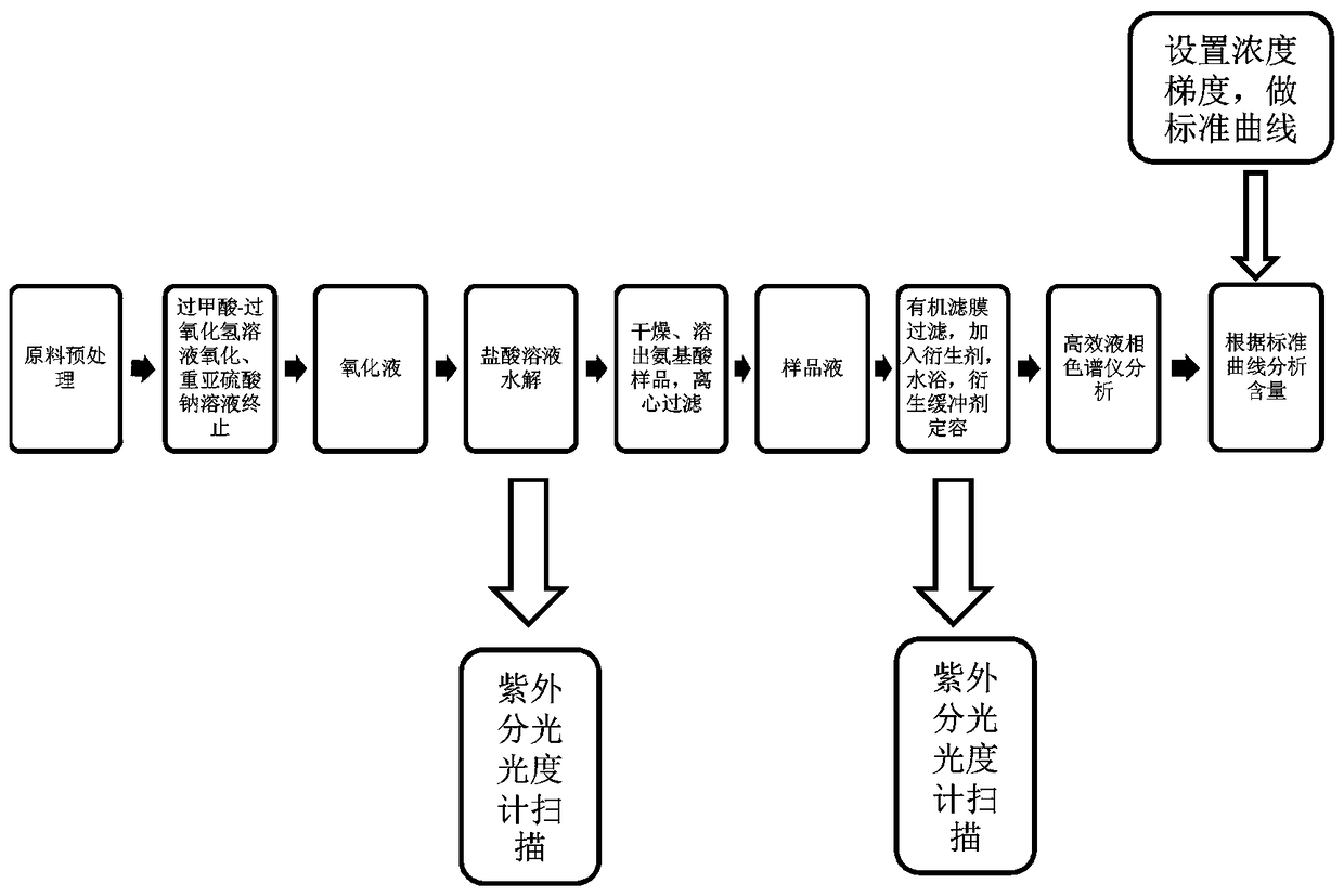 Method for measuring sulfur-containing amino acid content of Astragali mushroom