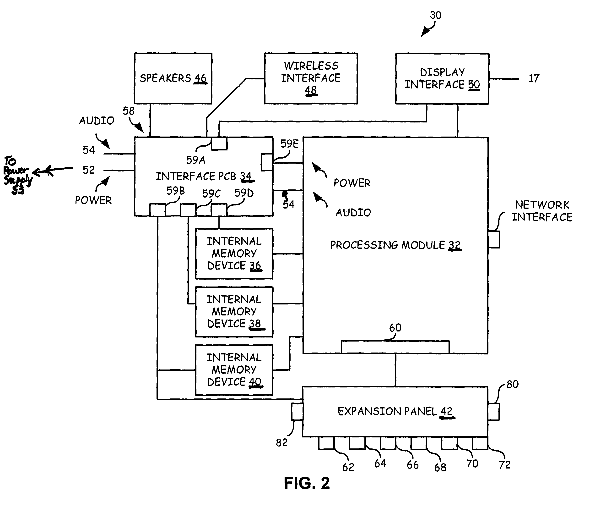 Surgical console operable to playback multimedia content