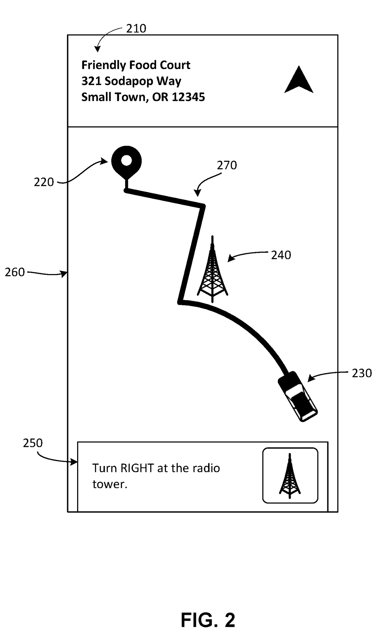 Displaying Visible Points of Interest with a Navigation System