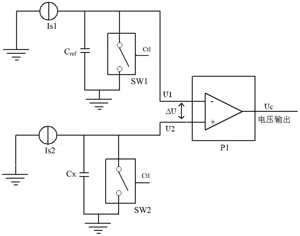 Transducer for measuring tiny water in oil and method for on-line real-time monitoring of temperature and humidity in oil