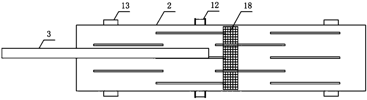 Device for eliminating aspergillus flavus and toxins thereof in grains