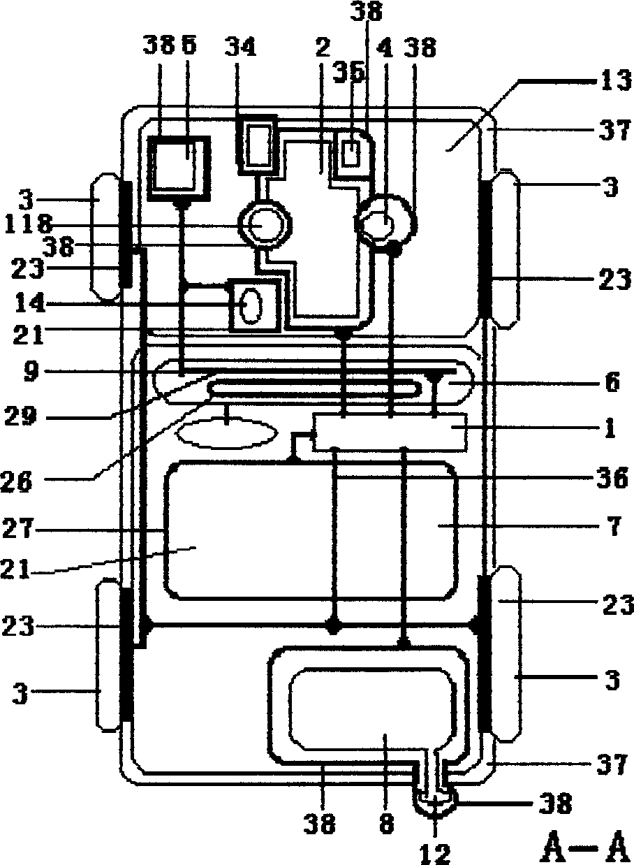 Automobile automatic fire extinguisher