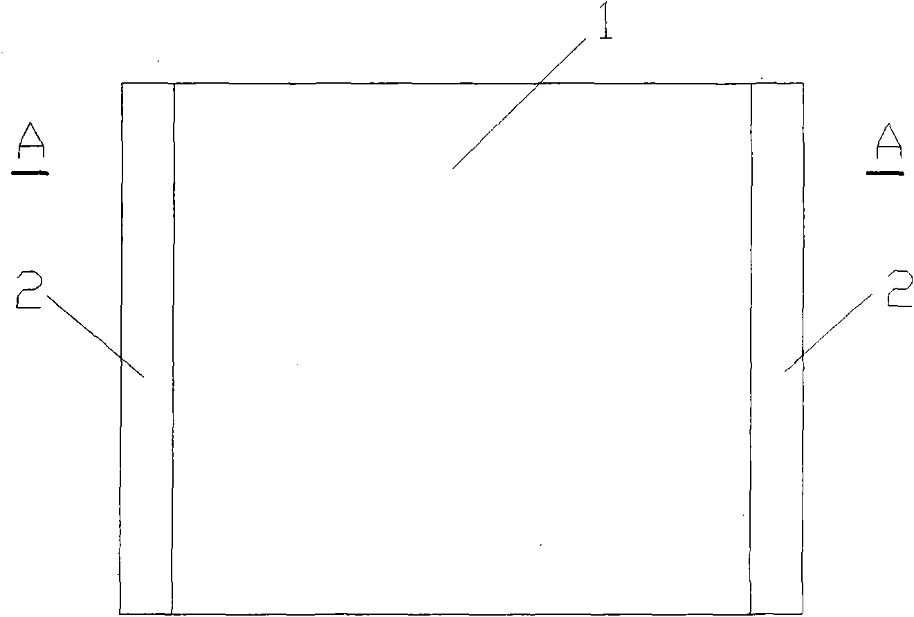 Internal division type laminated column frame-bilayer steel plate concrete combined shear wall and manufacturing method thereof