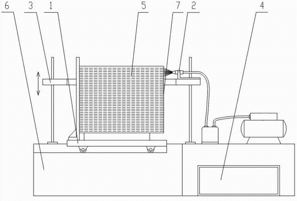 Carton sheet die-cut edge coloring device