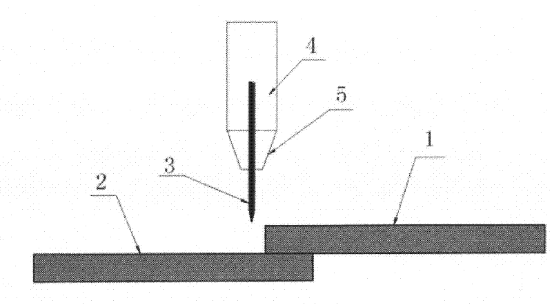 Cold metal transfer connection method of aluminum/steel dissimilar metal