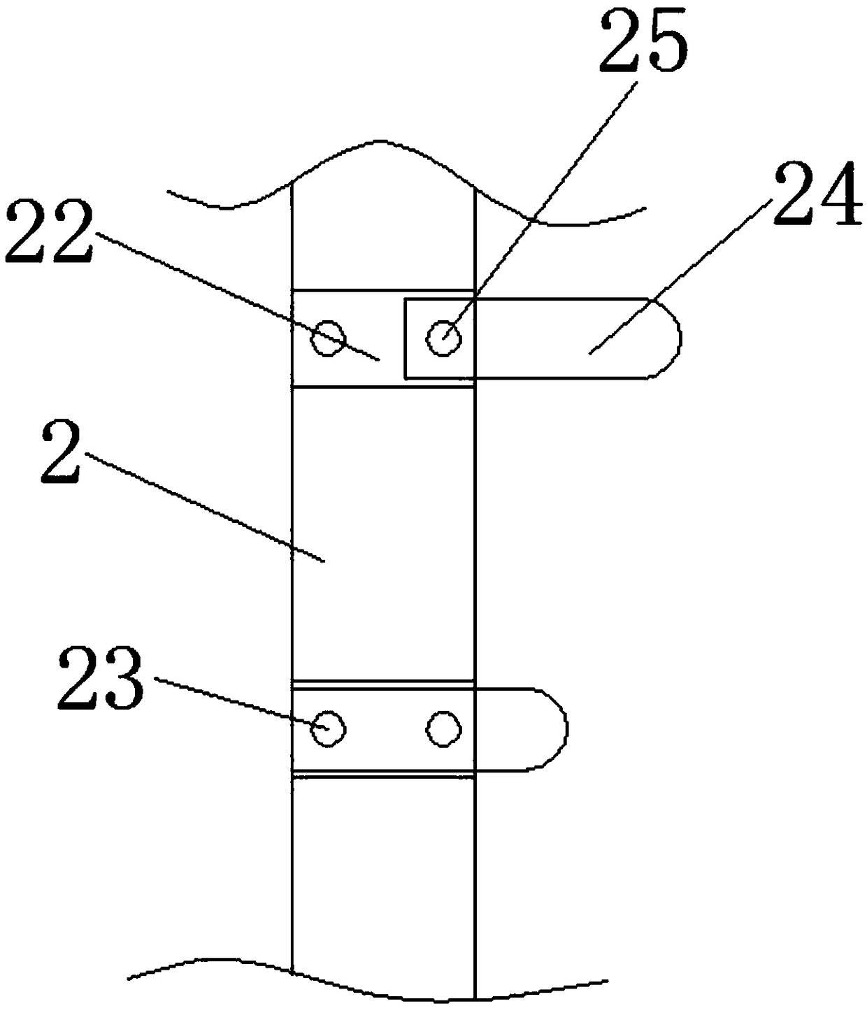 Building wall face spraying device