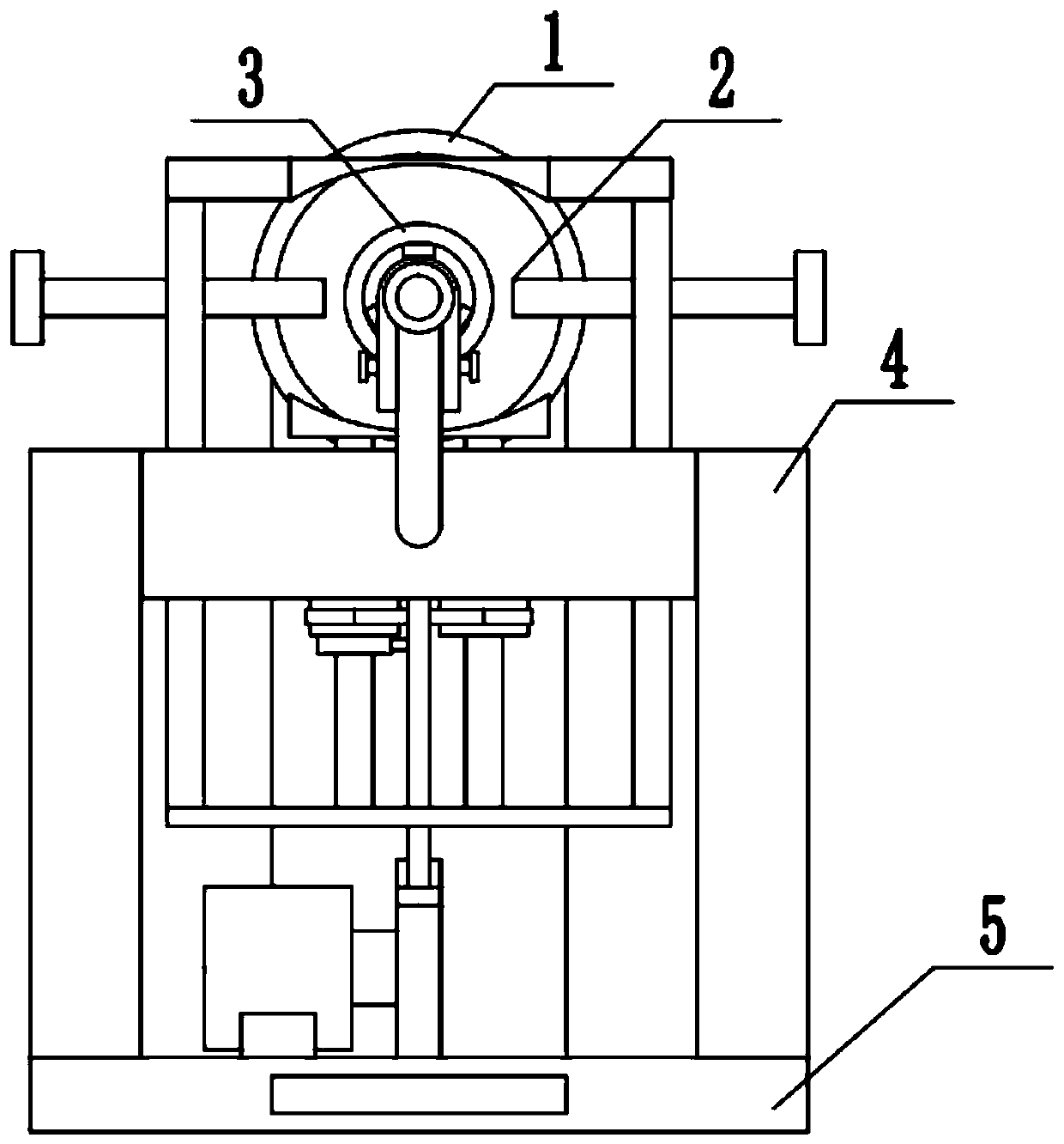 Steel pipe cutting surface polishing processing device