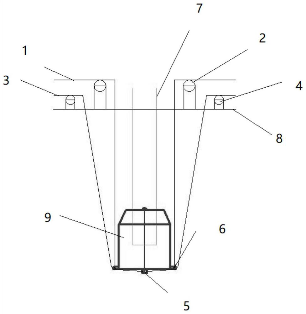 Water filter screen combined structure allowing online cleaning