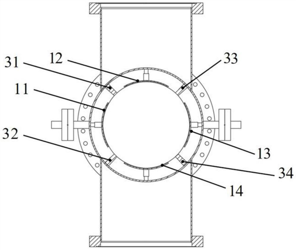 Beam position detector for proton and heavy ion synchrotron and use method