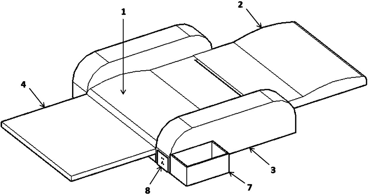 Extensible vehicle seat with massage function