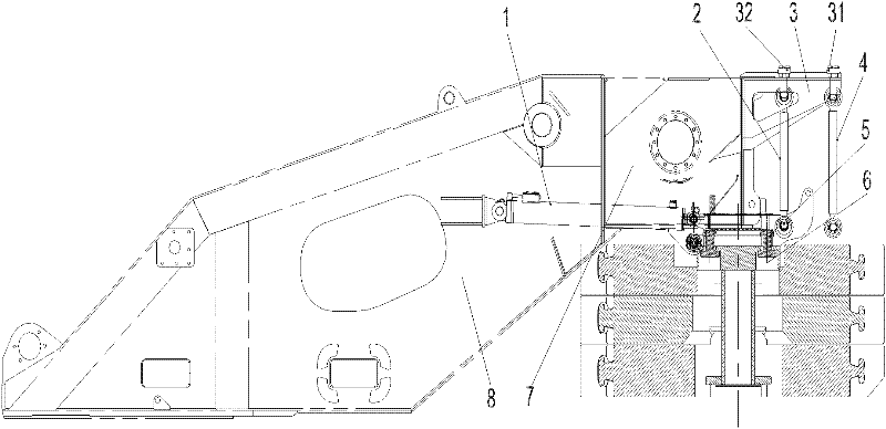 Crane and movable-type balance weight mechanism thereof