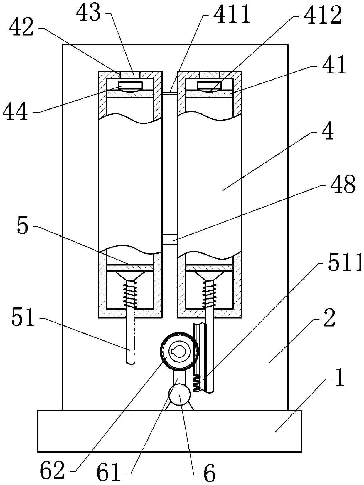 Free falling body teaching experiment device