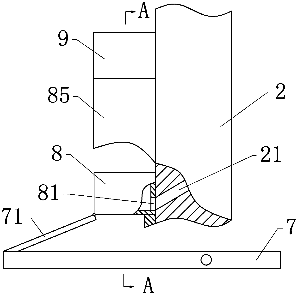 Free falling body teaching experiment device