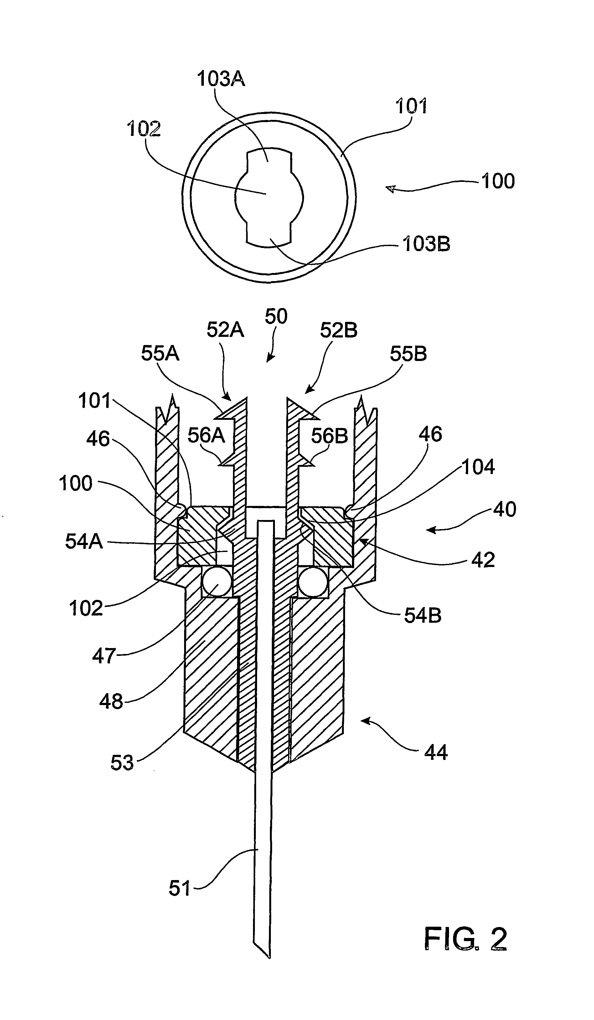 Syringe spring retainer