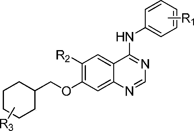 7-substituted cyclohexyl quinazoline derivatives and preparing method and uses thereof