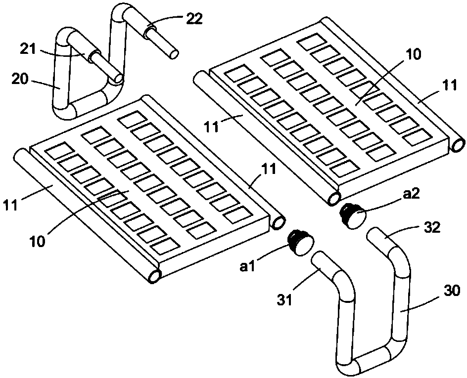 Solar photovoltaic module array structure