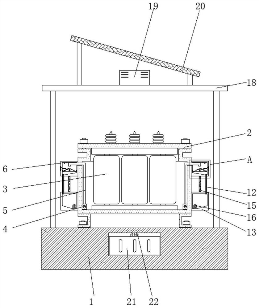 Oil-immersed transformer with energy-saving function