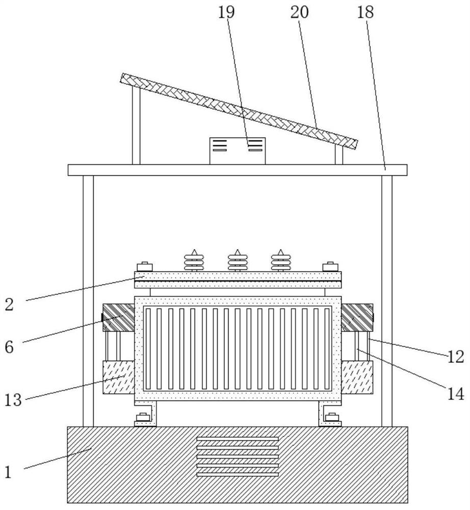 Oil-immersed transformer with energy-saving function