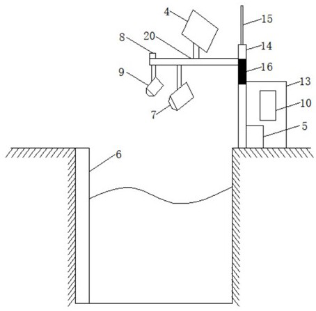 Water gauge image recognition method and device