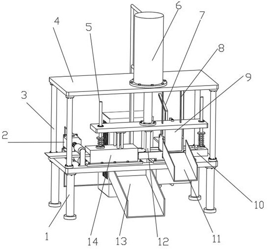 Hydraulic machine and method for continuous punching