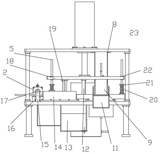 Hydraulic machine and method for continuous punching