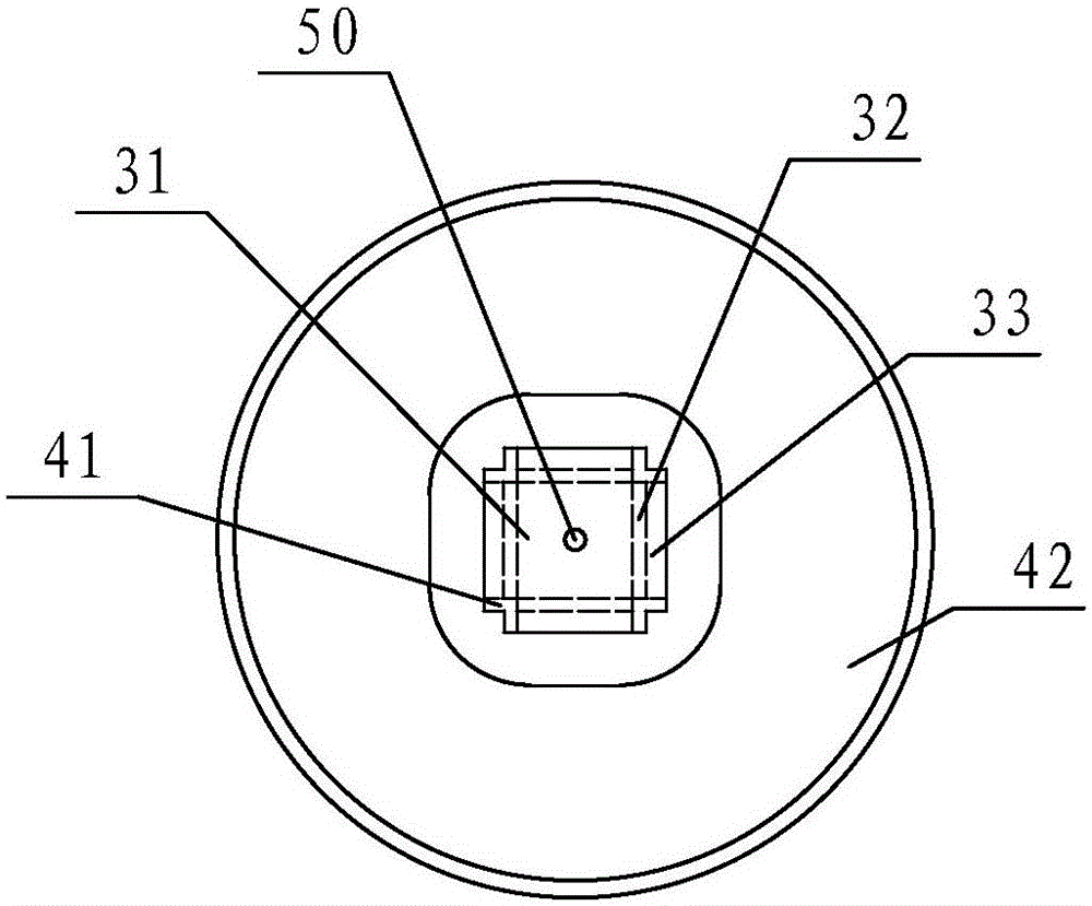 A kind of LED light bulb with efficient heat dissipation