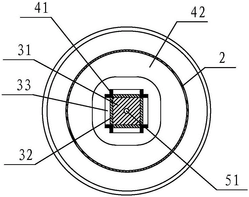 A kind of LED light bulb with efficient heat dissipation