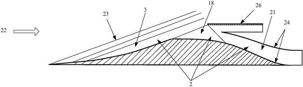 Design method of internal parallel type hypersonic-speed and double-channel air inlet channel