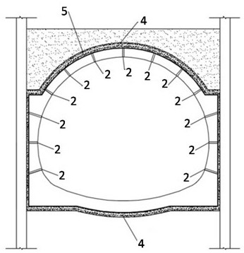 A regional overall treatment method for water seepage and cracks in open-cut tunnels of high-speed railways