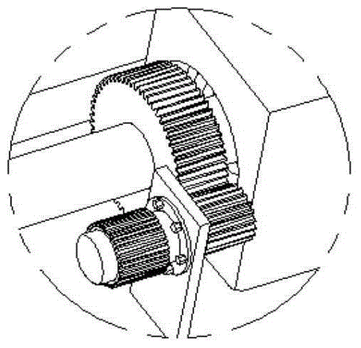 Drill clamp universal for large high-speed printing roller