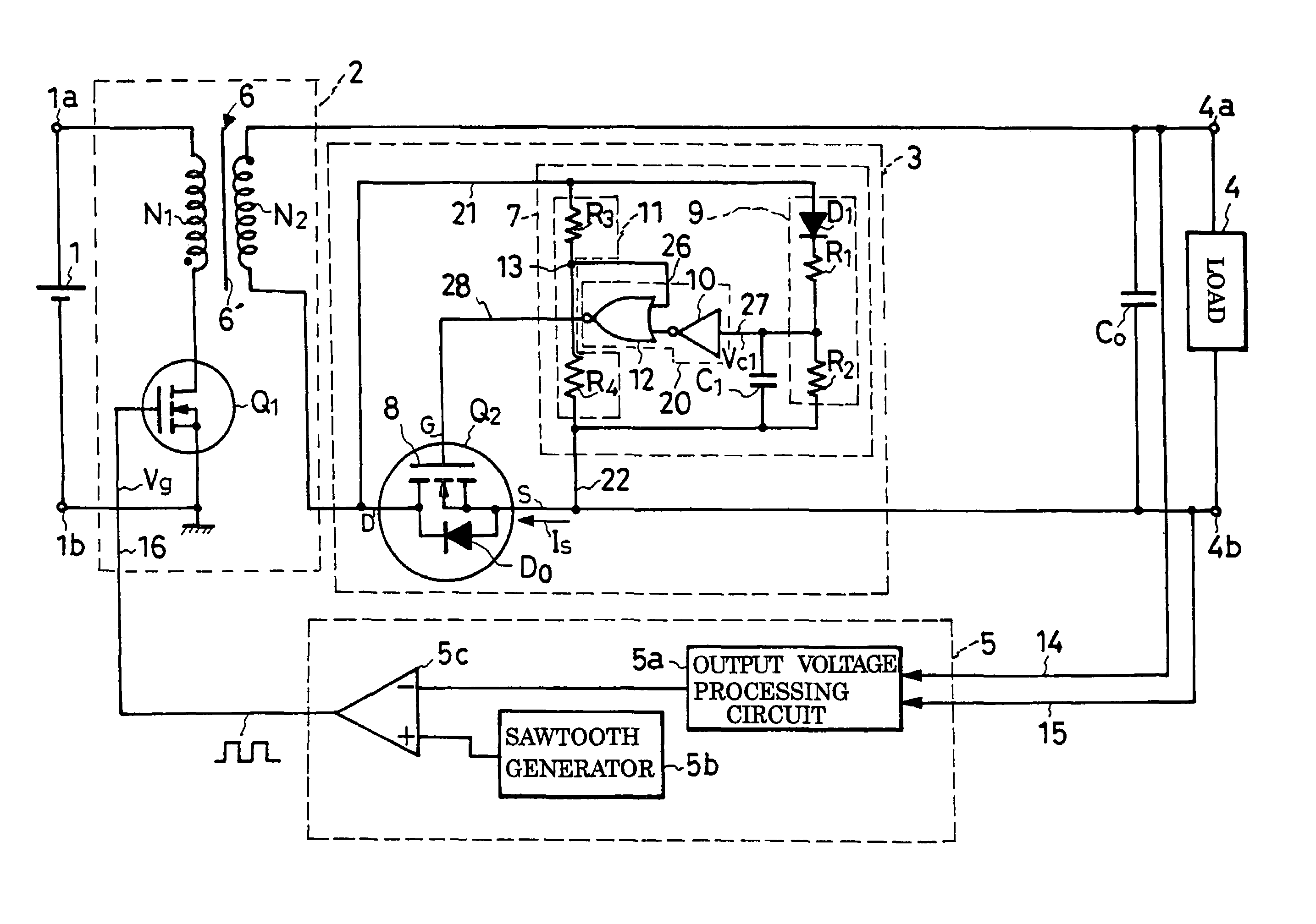 Switching-mode power supply having a synchronous rectifier