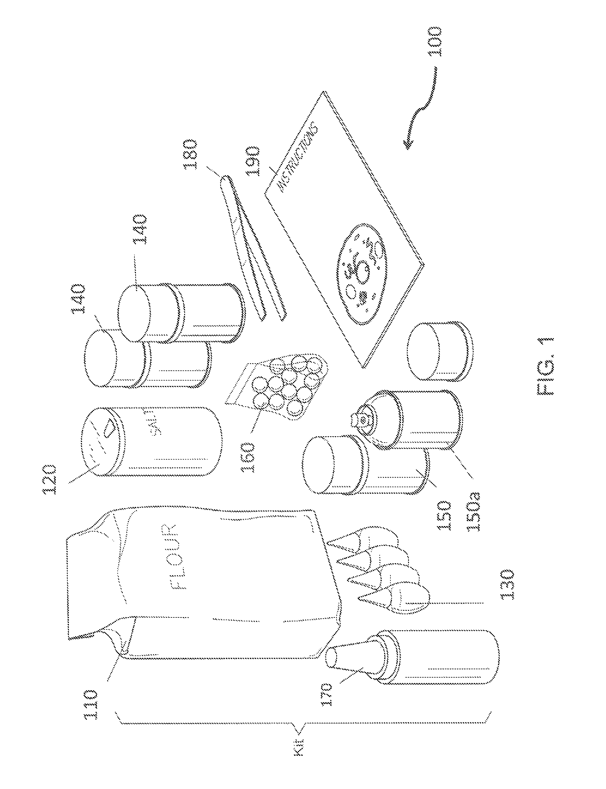 Kit for building a model of a cell