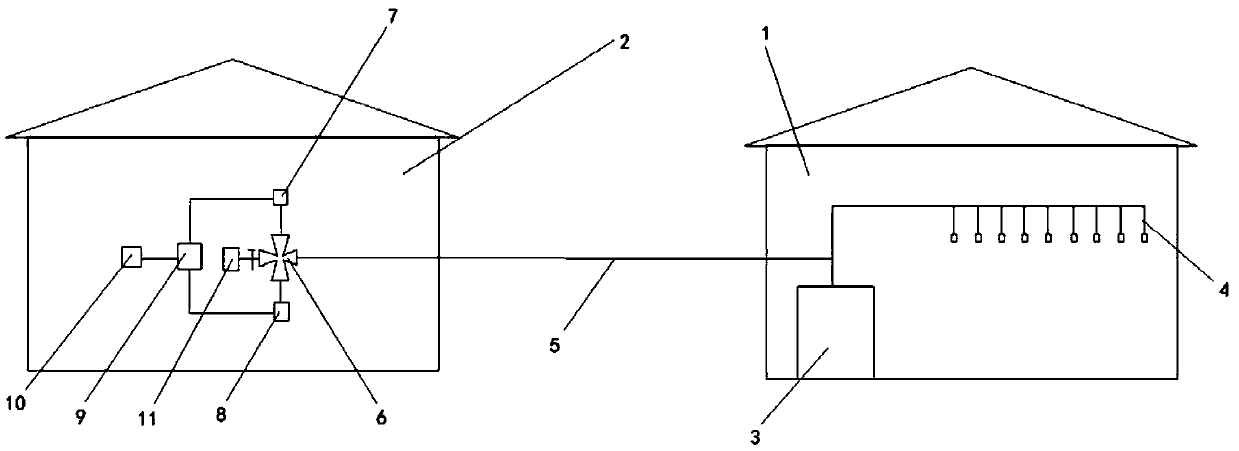 Air monitoring device for spraying workshop