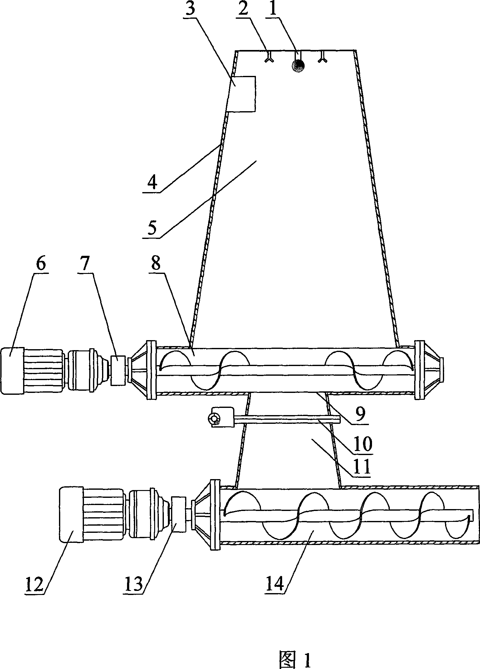 Biological matter straw burning-gasifying feeding apparatus