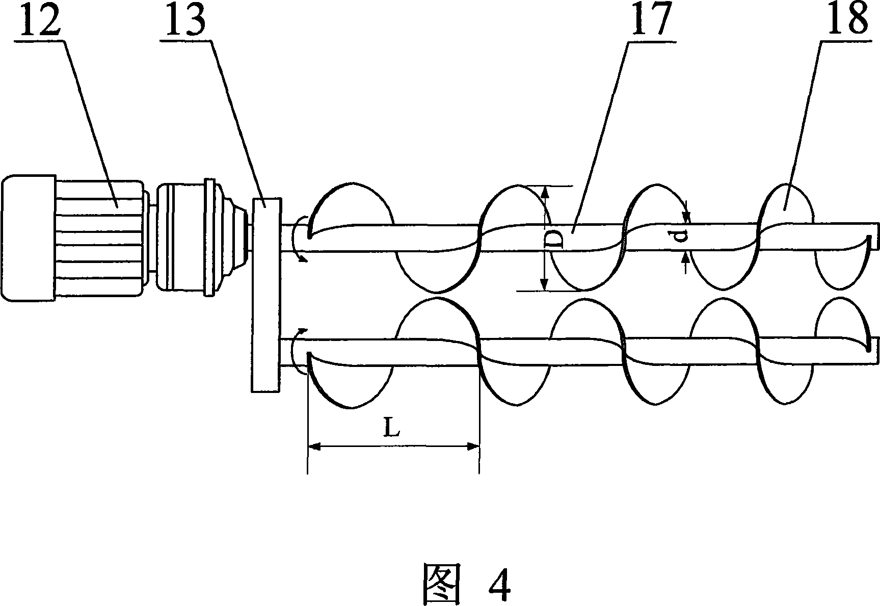 Biological matter straw burning-gasifying feeding apparatus