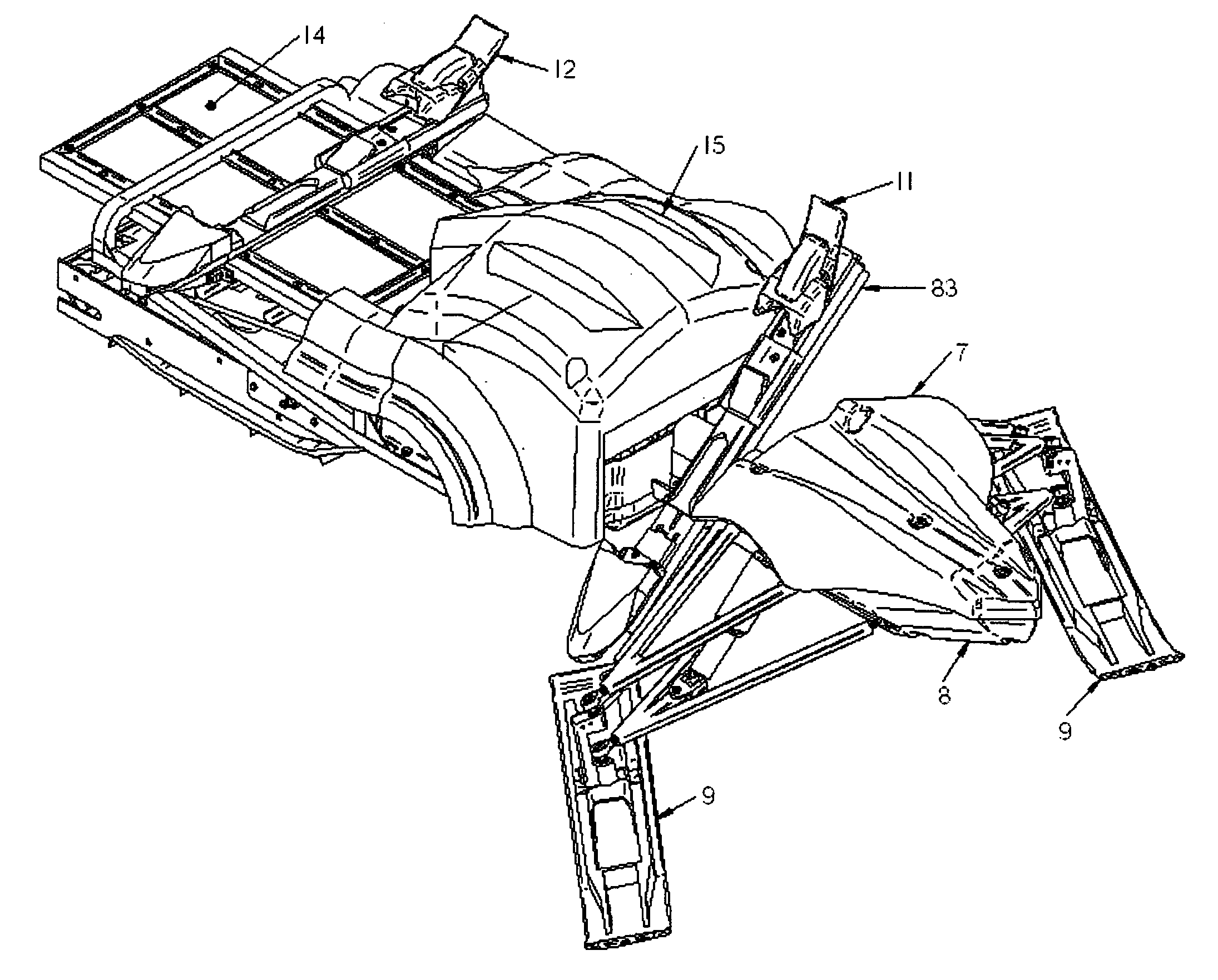 All-terrain powered vehicle and method of steering