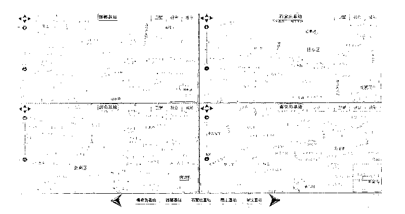 Monitoring method and system based on WEB GIS topological map