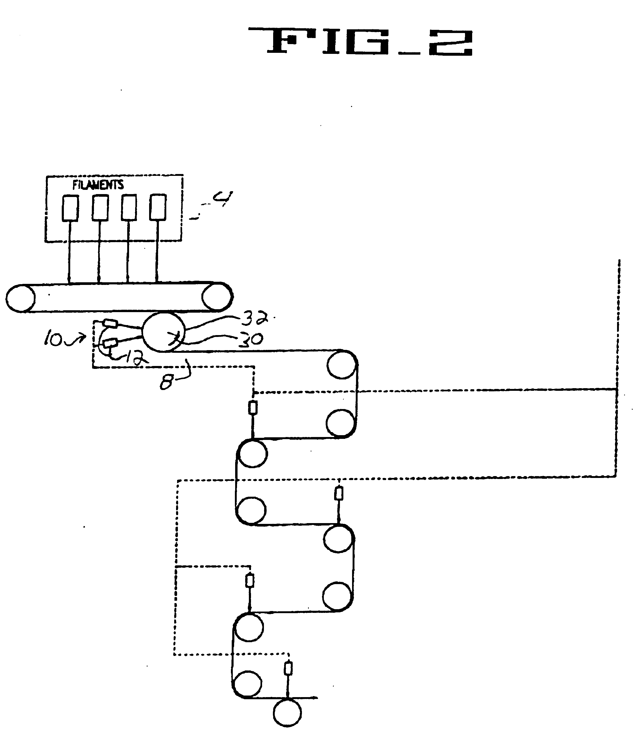 Hydroentanglement of continuous polymer filaments