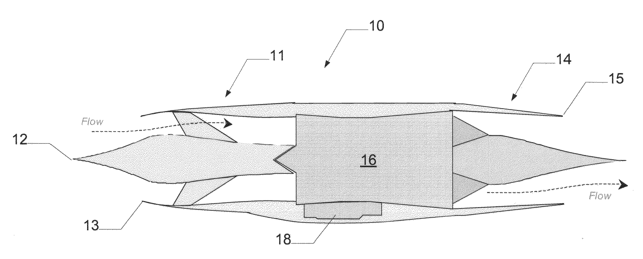 Low shock strength propulsion system