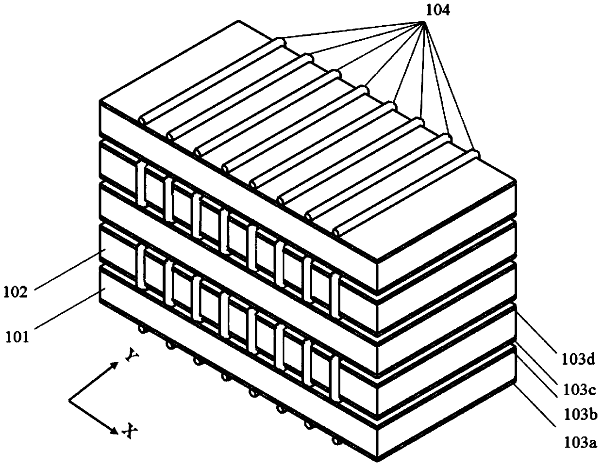 Lithium slurry battery cell and lithium slurry battery with supporting guide cable