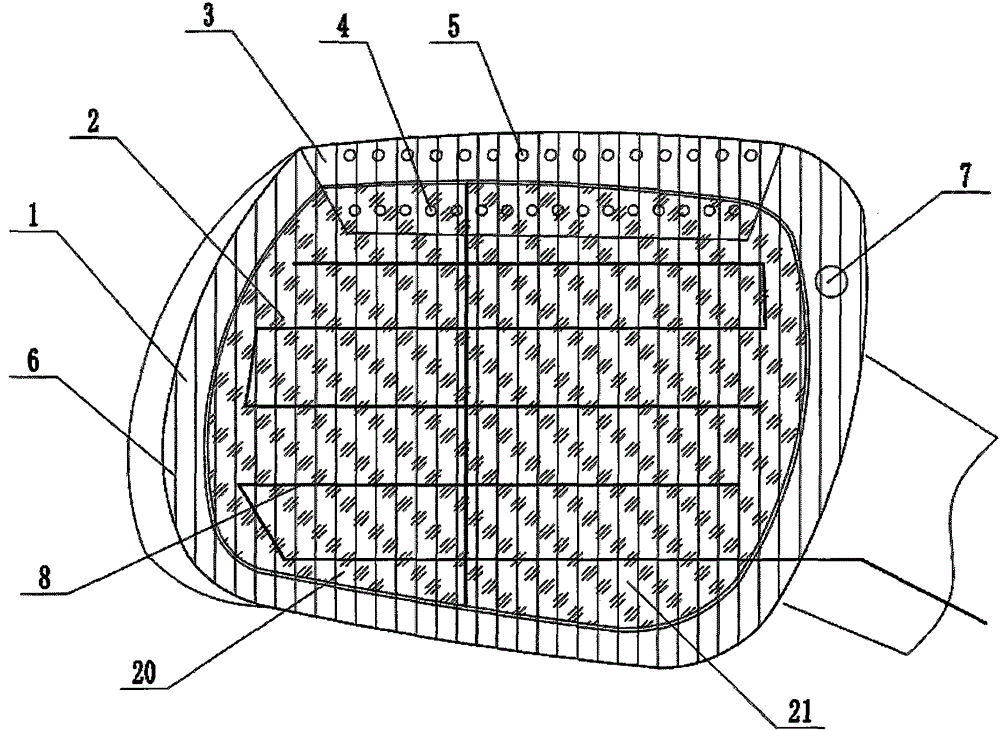 Wide angle rearview mirror having functions of ventilation and defogging and defrosting through heating