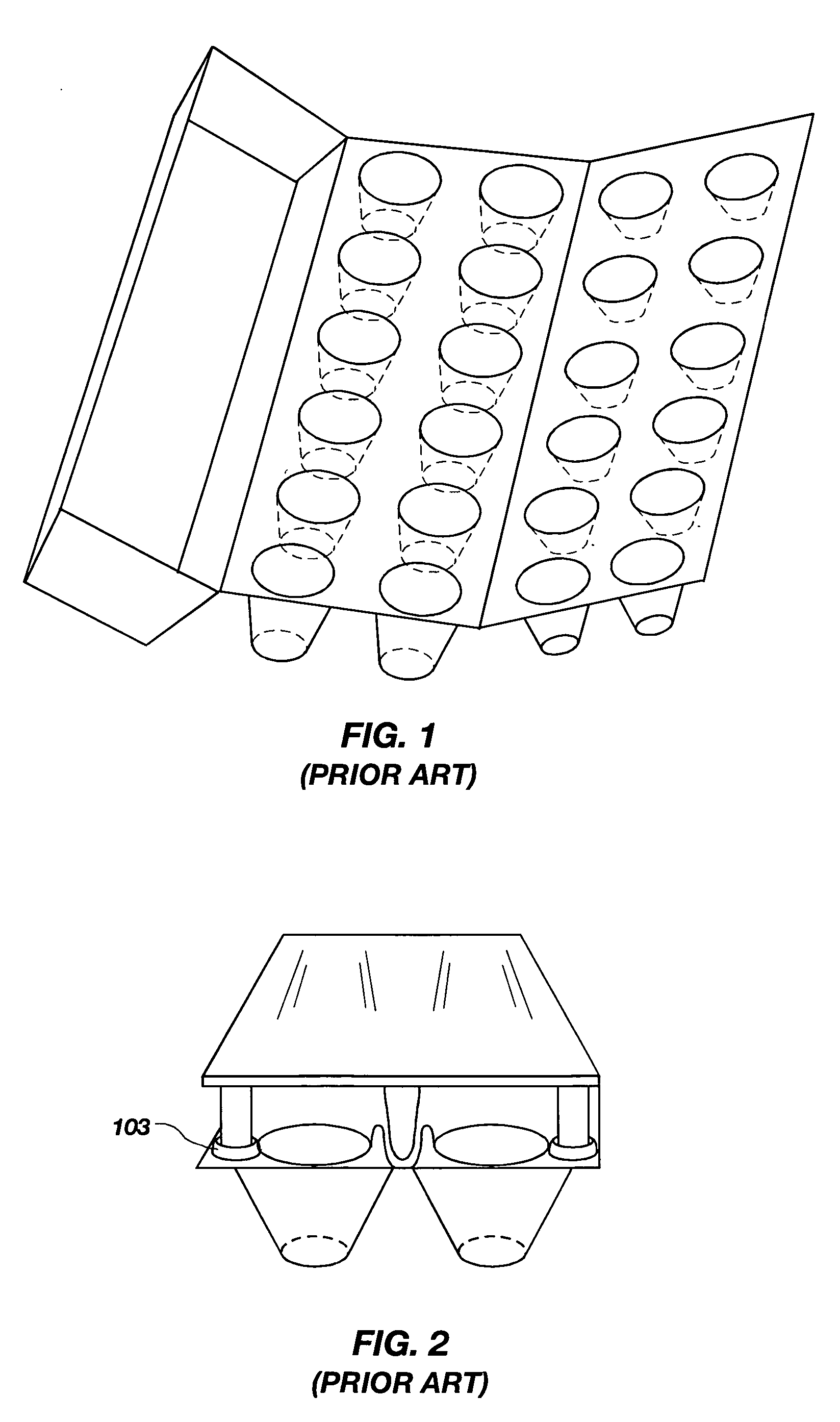 Tamper resistant seals for transparent or other egg cartons