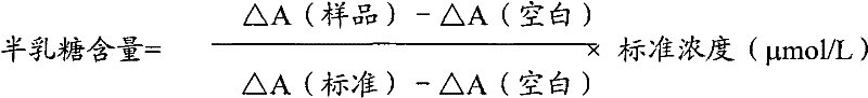 Determination method of galactose and galactose diagnostic/assay kit