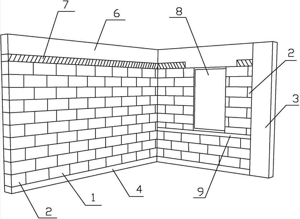 Autoclaved sand aerated concrete block wall construction method based on BIM technique